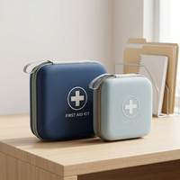 Vente en gros de trousses de survie en plein air personnalisées, mini trousse de premiers soins en EVA, boîte étanche, petite trousse de premiers soins pour la maison et l'extérieur