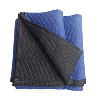 Couvertures de déménagement modernes, résistantes et anti-taches, à poils ras, avec support en polypropylène, coussinets de protection pour meubles en polyester personnalisés, directement de l'usine.