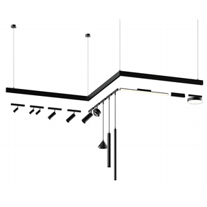 ECOJAS Pendentif-R 8W dimmable basse tension magnétique a mené la lumière de voie - Product Image 6