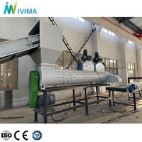 Machine de recyclage du plastique IVIMA 1000 kg/h, ligne de lavage de bouteilles PET pour la production de flocons PET