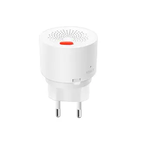 Detector de gás de tomada wi-fi, uso doméstico, sensor de vazamento de propano, butano combustível lpg/gás natural/carbono