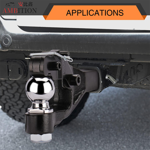 AMBITION 10 Ton Pintle Hook <span class=keywords><strong>Remolque</strong></span> Enganches Receptor Gancho Combinación 2-5/16 pulgadas y 2 pulgadas <span class=keywords><strong>Bola</strong></span> <span class=keywords><strong>de</strong></span> enganche 15-1/2 Longitud - Product Image 5