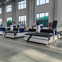 Machine de découpe au laser à fibre directe d'usine, découpeuse automatique de plaques métalliques CNC pour la fabrication industrielle de métaux