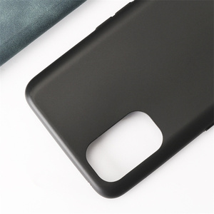 Pour OPPO Realme 7 Pro, coque de téléphone vierge en TPU noir mat pour matériau de couverture à rabat en cuir imprimé UV - Product Image 3