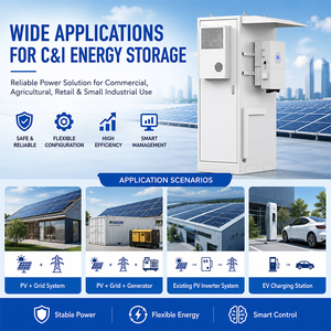Armoire BESS LiFePO4 tout-en-un MECC 112 kWh pour extérieur, pour la sauvegarde et l'équilibrage des systèmes solaires photovoltaïques commerciaux et industriels - Product Image 2