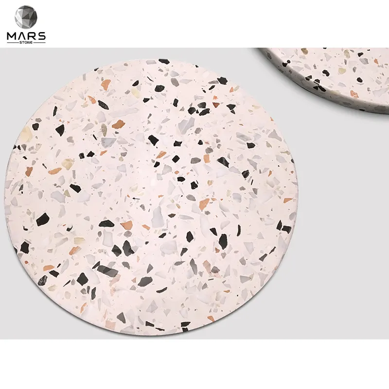 New China Factory Cement Multicoloured Terrazzo Kitchen Work Top And Table Top