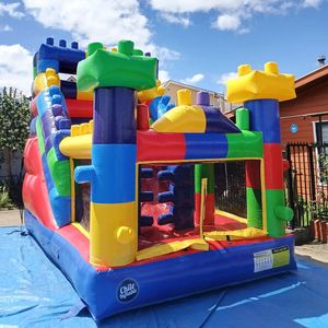 <span class=keywords><strong>Bouncer</strong></span> bơm hơi với khối xây dựng trượt vật liệu PVC với quạt gió bao gồm bộ dụng cụ sửa chữa - Product Image 2