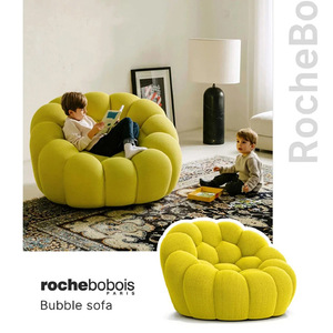 Canapé Sectionnel Simple à un Siège, Style Ballon <span class=keywords><strong>Bulle</strong></span>, en Tissu, de Luxe Léger, Création Arc, Designer Italien - Product Image 3