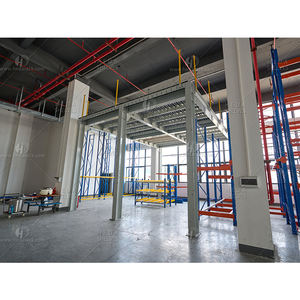 חם למכירה חובה כבדה מדפי מדף מזרן מתלה שכבת מדף רב שכבתית מוסך ערמה מדף מחסן אחסון מתלה - Product Image 3