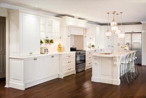 Muebles de Cocina Modulares de Madera Maciza Blanca Personalizables con Opción de Comedor, Estilo Europeo Moderno, Muebles Personalizados para Toda la Casa - Product Image 5