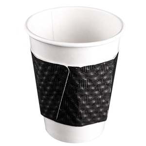Funda de cartón corrugado desechable para vasos de café para llevar con diseño, para impresora térmica - Product Image 4