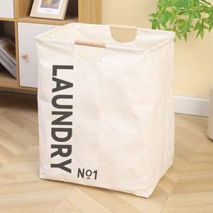 Canvas Oxford Collapsible Laundry <b>Bag</b> <b>Clothes</b> Dirty Foldable Laundry Basket Hamper Durable <b>Storage</b> Basket Bins - Product Image 6