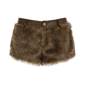 Shorts Ajustados de Cintura Baja con Bajo Desgastado, Estilo Y2K/Baddie, Color Sólido, Tejido de Punto, Pantalones Cortos de Moda Urbana para Mujer - Product Image 6