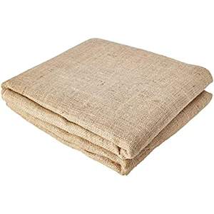 Tela de Yute Natural 100% Profesional JIAHE, Rollo de Tela de Arpillera Laminada Ecológica para Bolsas, Fundas y Manualidades para Niñas - Product Image 1