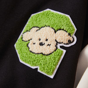 Chaqueta Clásica <span class=keywords><strong>de</strong></span> Béisbol Varsity <span class=keywords><strong>para</strong></span> Niños, Abrigo con Parche Bordado <span class=keywords><strong>de</strong></span> Osito <span class=keywords><strong>de</strong></span> Peluche, Ropa Casual <span class=keywords><strong>de</strong></span> Otoño <span class=keywords><strong>para</strong></span> Niños Pequeños <span class=keywords><strong>de</strong></span> 3 a 9 Años - Product Image 3