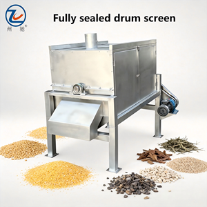 Criba Trommel Cerrada de <span class=keywords><strong>Acero</strong></span> <span class=keywords><strong>Inoxidable</strong></span> para Gránulos de Fertilizantes y Polvo Farmacéutico - Product Image 1
