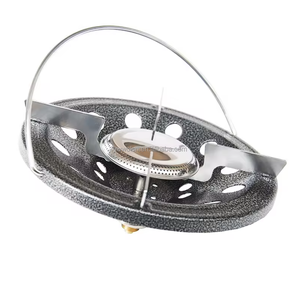 Réchaud de camping portable extérieur à gaz liquéfié, mini-brûleur en acier avec valve, petit réchaud à gaz pour cuisson - Product Image 3
