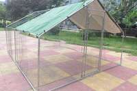 Gallinero Moderno Galvanizado en Caliente de 8*3*2 Metros con Cubierta Impermeable para Jardín