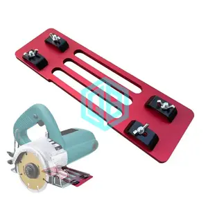 Riel de guía de <span class=keywords><strong>sierra</strong></span> <span class=keywords><strong>Circular</strong></span>, placa inferior, herramienta de riel de guía de <span class=keywords><strong>sierra</strong></span> <span class=keywords><strong>Circular</strong></span> ajustable, placa de guía de aleación de aluminio, Base de <span class=keywords><strong>sierra</strong></span>, madera sin perforaciones - Product Image 1