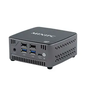 Industrieller NUC Mini-PC i7 i5 i3 Win10 Pro Typ C 4K HD DP-Display Dual 2,5G LAN Desktop-Computer Mini-PC