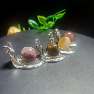 Vente en gros de cristaux de quartz naturels pierres de guérison quartz rose pierres roulées escargot artisanat à vendre