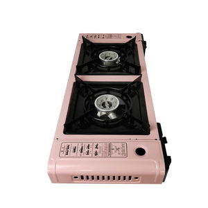 Estufa de gas portátil de dos quemadores de aluminio, para viajes al aire libre, camping, a prueba de viento, con estuche de transporte, China, gran oferta - Product Image 4