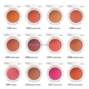 Meilleure vente de fard à joues de couleur chair avec miroir blanc paquet de maquillage quotidien - Product Image 5