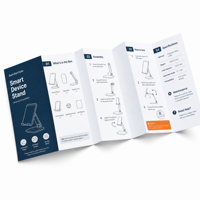 Prix d'usine, impression personnalisée de dépliants en accordéon, pliage en Z, manuel d'utilisation multi-pages, brochure pliable, OEM