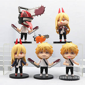 Set de 5 Figuras de <span class=keywords><strong>Chainsaw</strong></span> <span class=keywords><strong>Man</strong></span> en Versión Q: Power, Blood, Devil, <span class=keywords><strong>Aki</strong></span> Hayakawa, Denji, Pochita, Muñecos Coleccionables de Anime para Decoración - Product Image 4