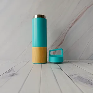 100% Bamboo Thermos Insulated Vacuum Flask For Tea Water Filter Reusable Eco-Friendly Water Bottle For Camping Direct Drinking