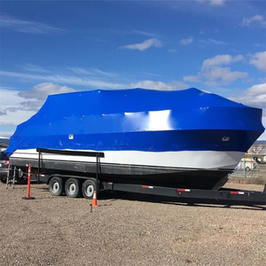 <span class=keywords><strong>Film</strong></span> d'emballage rétractable en PE co-extrudé à 5 couches - Protection UV, résistant à l'humidité, avec logo personnalisé pour bateaux et machines lourdes - Product Image 3