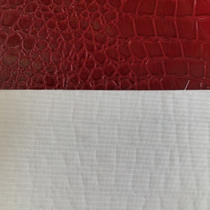 Cuir artificiel brillant en <span class=keywords><strong>PVC</strong></span> gaufré noir, cuir <span class=keywords><strong>pour</strong></span> matériel de sac à petit prix - Product Image 2