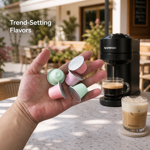 Cápsulas de Matcha Estándar ISO22000 Compatibles con Máquinas Nespresso, Cápsulas de Té Verde Orgánico Saludable, Pedido al por Mayor - Product Image 1