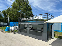 Chine Meilleure Vente: Conteneurs Maritimes, Restaurant Conteneur de Cuisine, Kiosque Flottant Conteneur Pub Bar 40 Pieds, Restaurant Bar