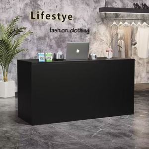 Comptoir de caisse pour magasin de mode, petite table de bar moderne et simple pour boutique de vêtements, cour, salon de coiffure, salon de beauté - Product Image 1