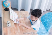 Bureau d'étude réglable à manivelle manuelle pour enfants Bureau d'étude pour enfants Table d'apprentissage