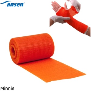 Bande de plâtre à prise rapide qui s'immobilise en 4 à 6 secondes sous immersion dans l'eau, optimisant les flux de travail cliniques - Product Image 1