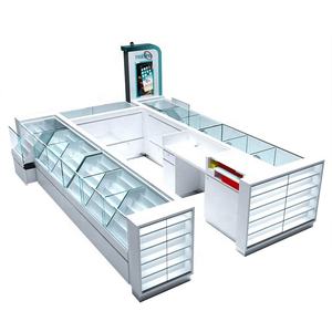 استخدام مركز زجاج خزانة عرض مجوهرات خشبية عرض المجوهرات كشك للبيع - Product Image 1