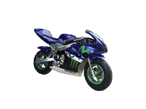 Mini moto électrique Power Minimoto, mini pitbike, moto tout-terrain pour enfants, mini moto de poche, minicross 36V 800W - Product Image 3