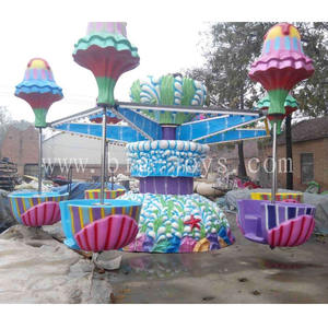 Tour de parc en plein air Carrousel Équipement d'amusement en fibre de verre Rotary <span class=keywords><strong>Jelly</strong></span> Fish Rides - Product Image 2