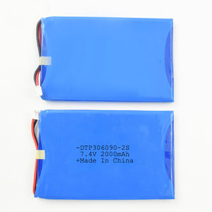 แบตเตอรี่ลิเธียม 7.4V รุ่น 306090-2S ความจุ 2000mah ของแท้จากโรงงาน OEM โพลิเมอร์คุณภาพดี ขายส่ง โพลิเมอร์ความจุสูง - Product Image 1