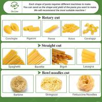 Spaghetti Macaroni Pâtes Nouilles Maker Make Italy Petite Industrie Automatique Machine Équipement De Production Ligne