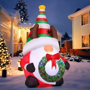 Gnome gonflable en PVC de 5 pieds personnalisé en gros avec guirlande, décorations pour la fête des Saints, lumières LED - Product Image 3