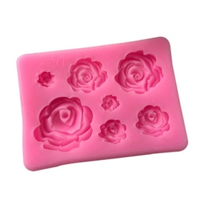 Moule en silicone pour fondant en forme de roses, moule en silicone pour bonbons, pour la décoration de gâteaux, moule en silicone pour chocolat - Product Image 2