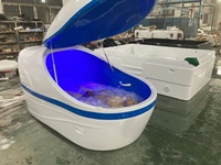 Lit de massage corporel à gravité zéro pour privation sensorielle, avec fonction musicale, pour bien-être et relaxation, compatible sel d'Epsom, pour jacuzzi et soins du visage