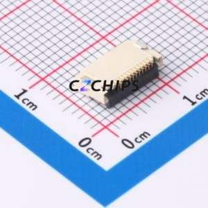 FPC-0.5HF-12PWBR-H20 FFC/FPC Connector SMD,P=0.5mm,Connector Flip Cover Type Double Side Contact / Top Bottom Contact 12P 0.5mm - Product Image 2