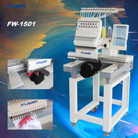 Machine à broder domestique Fuwei de haute qualité à une tête pour veste, polo, broderie 3D de chapeau