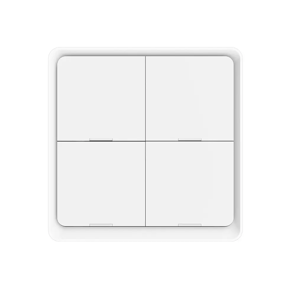 Умный переключатель ZigBee с 4 кнопками, можно вставить в любом месте, работает с приложением Alexa Voice Control Tuya Smart Life