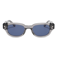 Lunettes de soleil de mode unisexes de haute qualité, avec verres polarisés UV400 en acétate ovale, logo personnalisé, monture transparente solide, pour l'extérieur