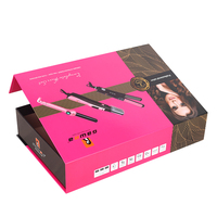 Boîte rigide de luxe avec impression couleur CMYK, logo personnalisé et fermeture magnétique, pour crème visage, poudre libre, emballage d'expédition, vêtements, palette de fards à paupières